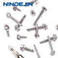 410 Stainless Steel M4.8 M5.5 Hex Flange Head Self Drilling Screw Hex Washer Head Self-drilling Screw with EDPM Washer